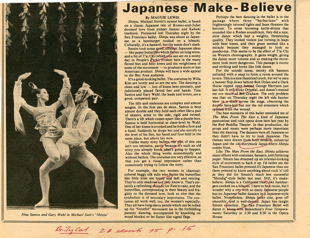 Maggie Lewis on Shinju