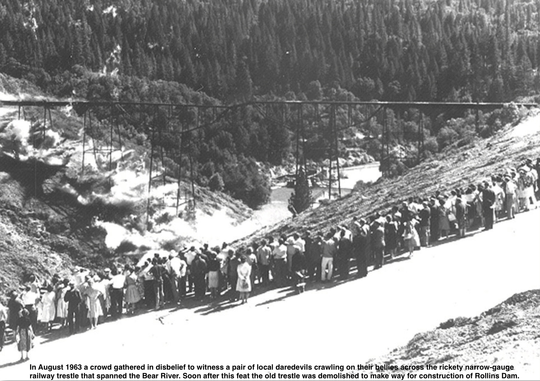 Wetherall Bear River Trestle 1963
