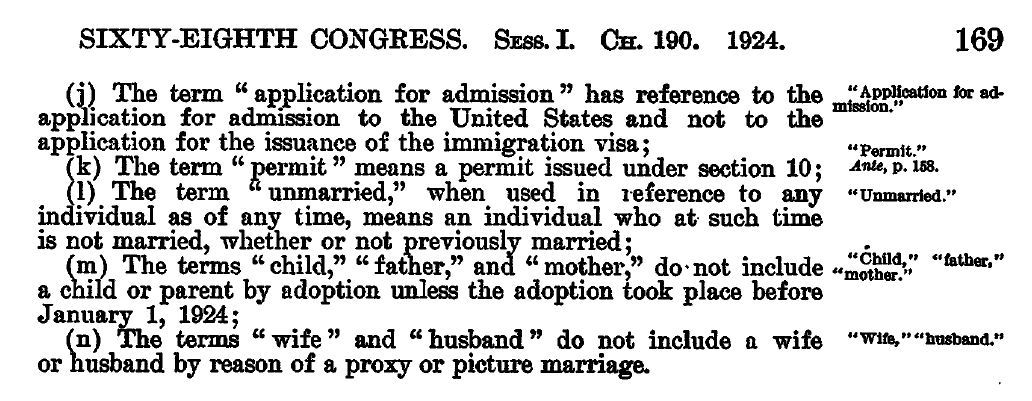 1924 Immigration Act